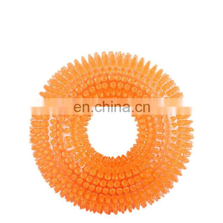 Bite resistant golden retriever large dog tpr squeaky dog chew toy