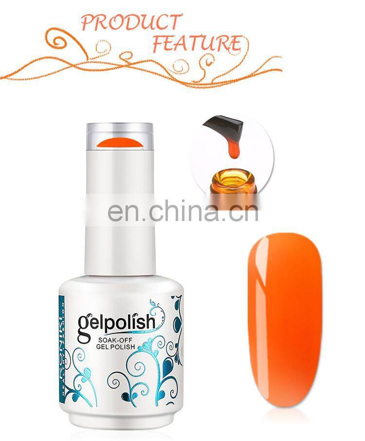 Private Label Nail Art Supplies 15 Ml Nail Polish Gel RONIKI Gel Nail Polish UV Gel
