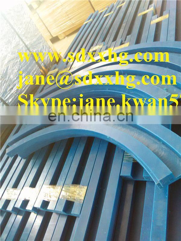 Direct and curve colored UHMW plastic chain guide track rail/ anti-abrasion uhmwpe strips and sheets