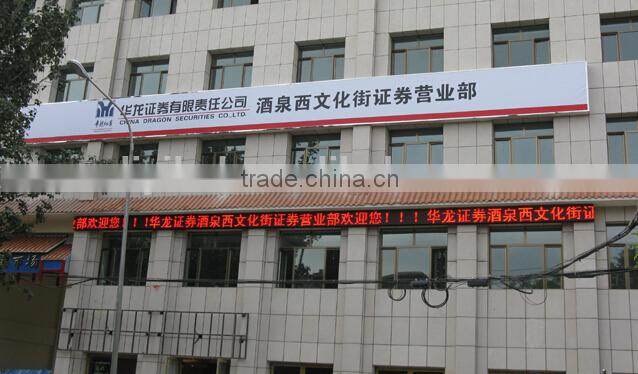 p10 bus video led open sign