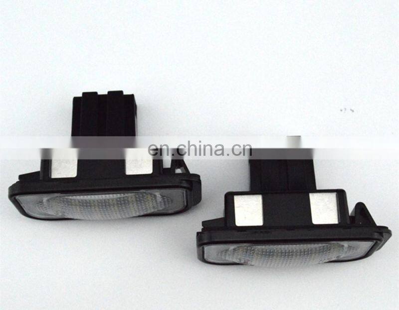 Carest 2pcs White Led License Plate Light For Mercedes Benz W203 Car Number Plate Lamp For Benz W203 4Door 2001-2007