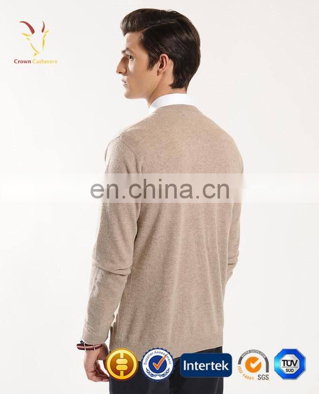 New Fashion Cashmere Cardigan Sweaters V Neck Cashmere Cardigan for Men