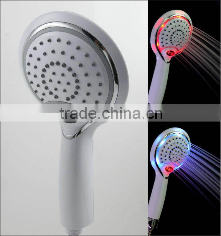 LED shower spray with temperature digital display