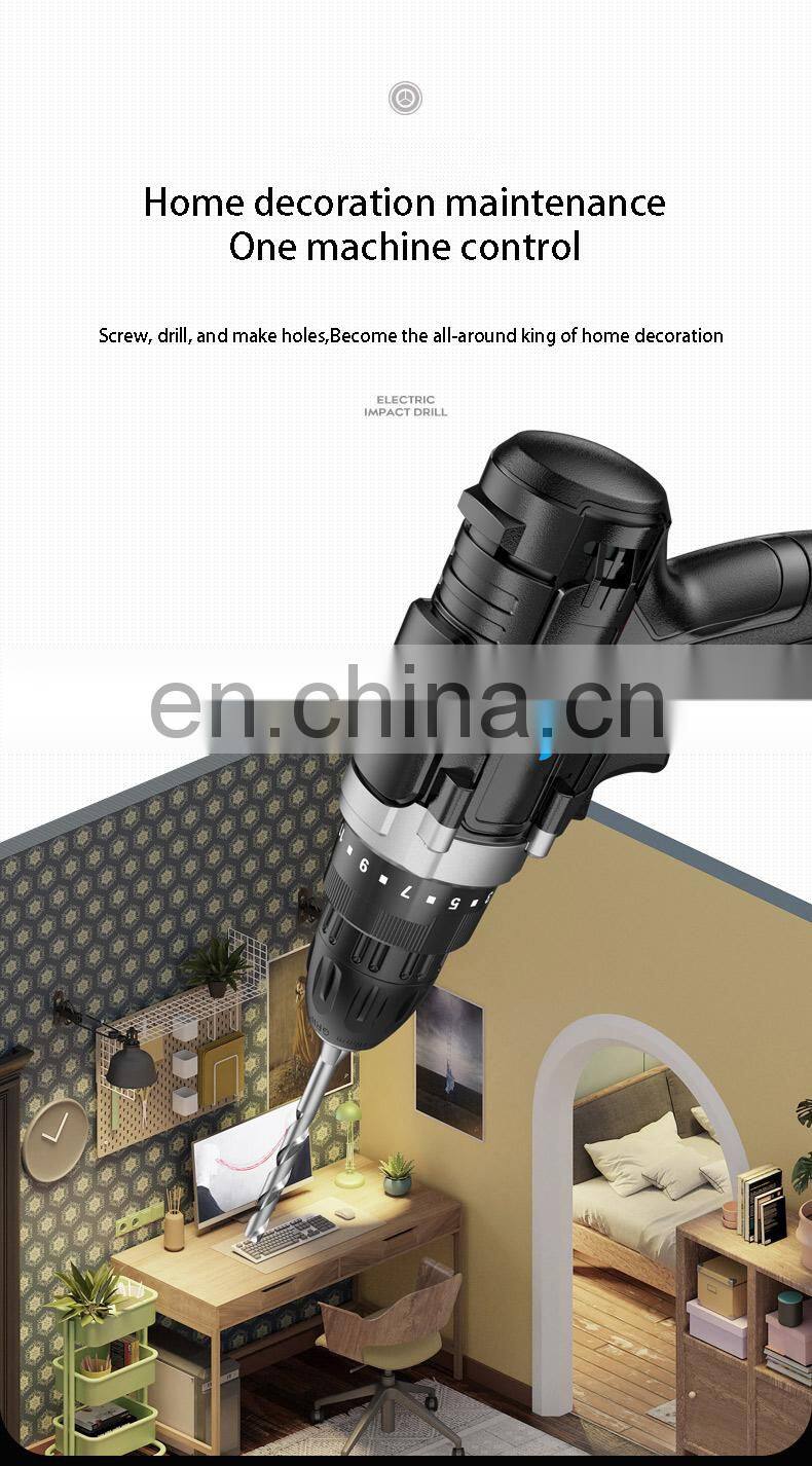 158vf-1 two speed brushless electric power hammer Brushless cordless drill