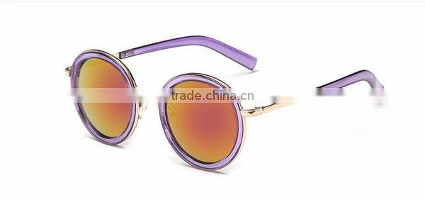 men women revo vintage shade round lens reflective mirror out door sunglasses