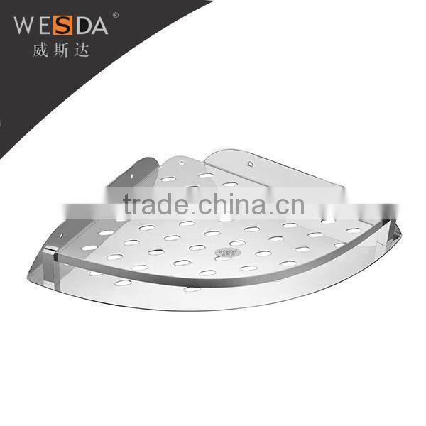 Wesda Bathroom accessories. stainless steel Wall Mounted shower basket shelf / storage basket for Cosmetic Orgnizer 822-400