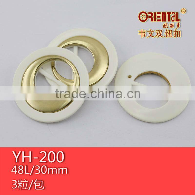 30mm fashion round plastic combined buckles