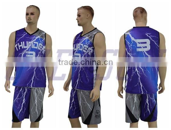 Latest sublimated custom basketball jerseys design 2016