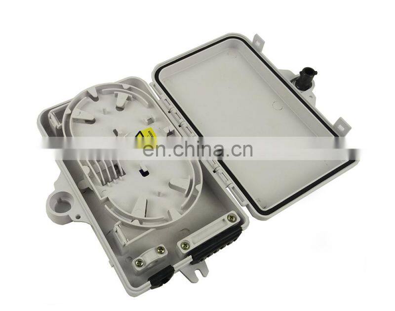 MT-1215 Cheap price wall mount type outdoor small plastic 4 6 core ATB FTTH access distribution box