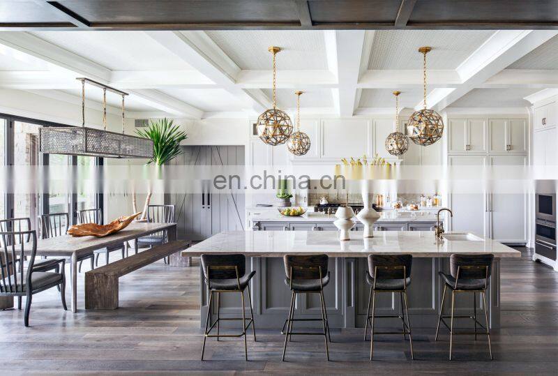 Home furniture Modern wooden kitchen cabinet designs for prefab house