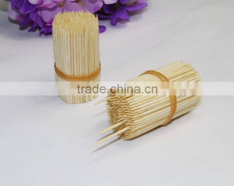 bulk bamboo toothpick with two tips / one tip