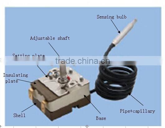 Salamander capillary thermostat with UL certificate WYE series