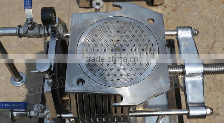 small membrane laboratory plate and frame filter press