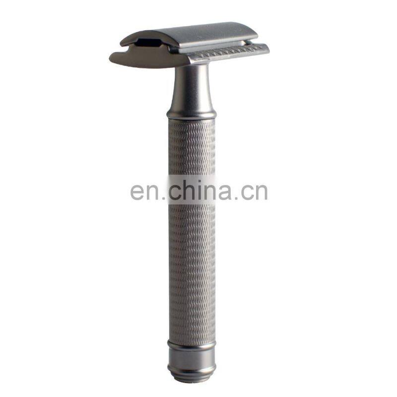 Hot Selling Private Label Body and Face Shave Rose Gold Double Edge Women Safety Shaving Razor