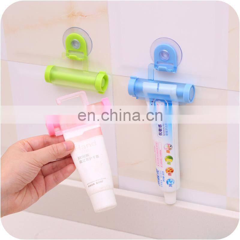 Manual Dispenser Rolling Squeezer Toothpaste Dispenser Tube Sucker Holder Bathroom Accessories
