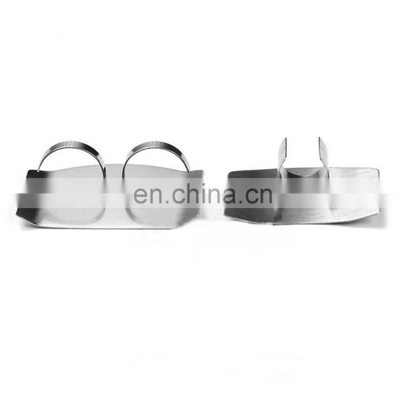 Stainless Steel Finger Guard Finger Hand Cut Hand Protector Knife Cut Finger Protection Tool Kitchen Cooking Knives Accessories