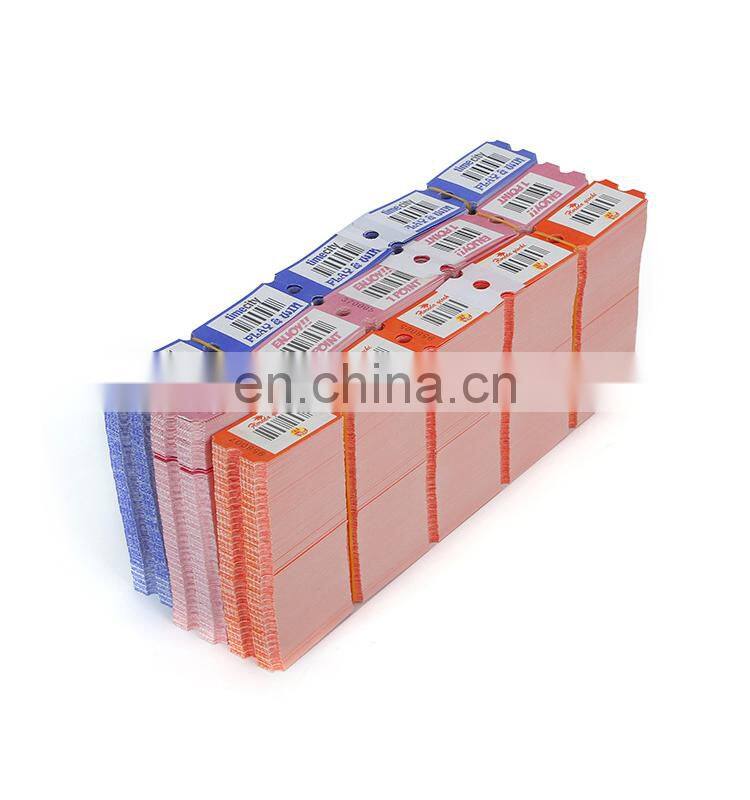 Good quality cheap price 180g custom printed redemption tickets arcade game machine
