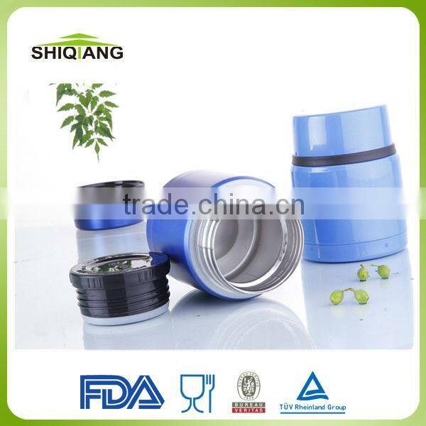 Airtight Food Container 500ml double wall stainless steel vacuum material can keep food hot and cold