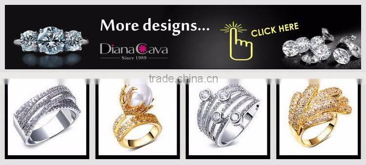 New African Design Wedding Luxury Style Baguette Zircon Crystal Women CZ Jewelry Ring