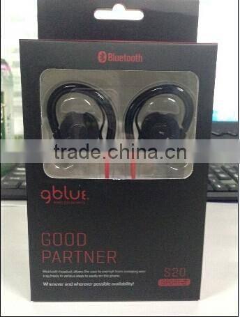 2015 hot selling wireless sport stereo bluetooth headsets with mic for call and music