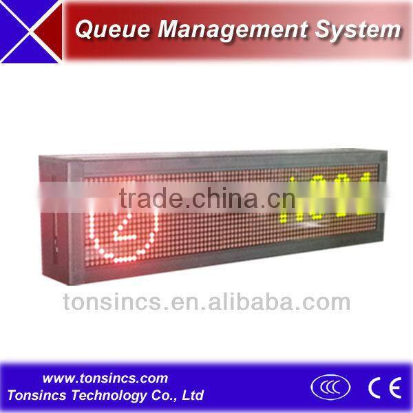 Tonsincs Queue Token Number Dot Matrix LED Counter/Teller Display