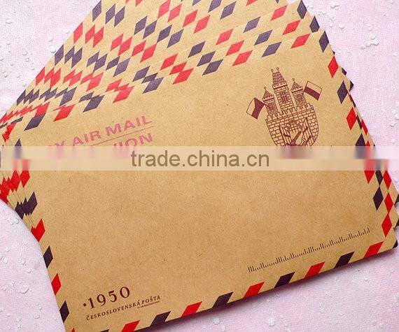 Kraft wedding invitation envelope card