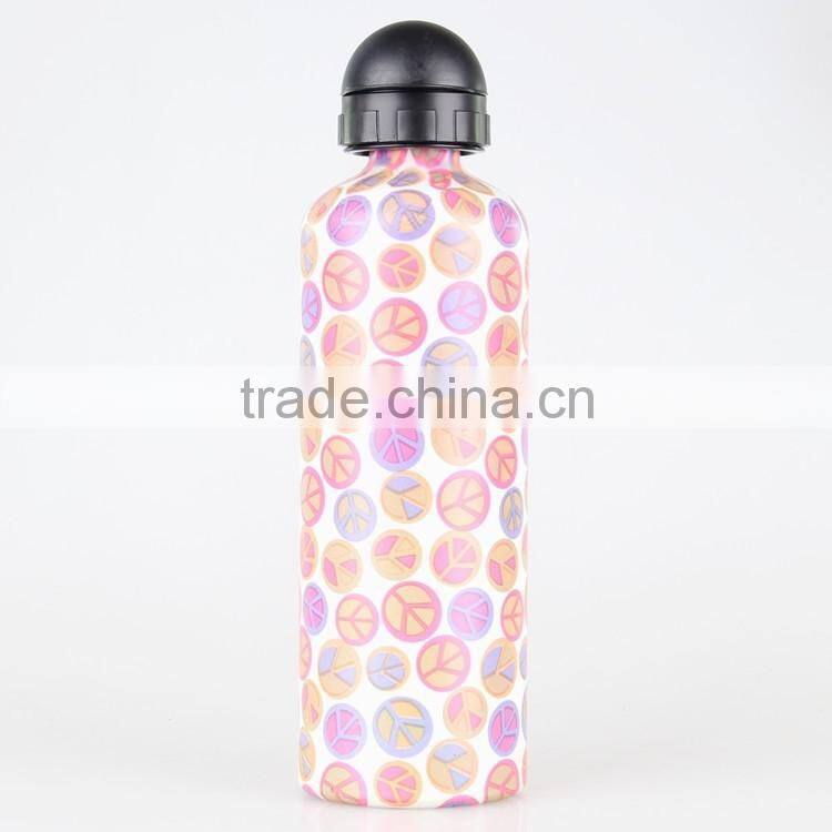 Aluminum bottle empty 450ml volumes long flask water bottle