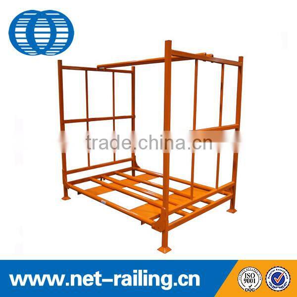 Commercial Stacking metal foldable warehouse tire storage rack