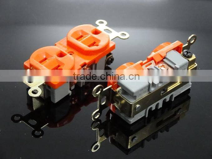 Professional Super Tough Nylon UL Listed nema 5-20r receptacle/US Duplex outlets/NEMA 5-15 receptacle outlet
