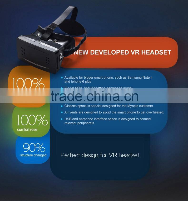 Premium 3D vr shinecon vr glasses for all smartphone