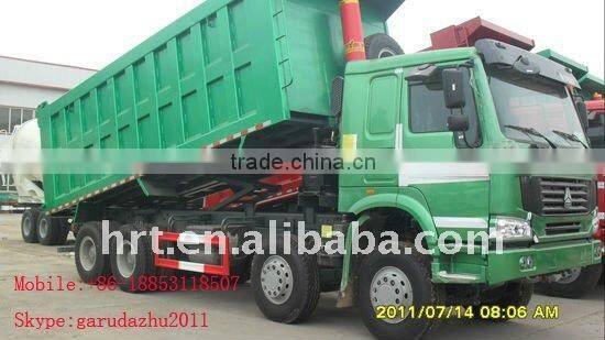 lowest price !!! new condition HOWO dump truck 8*4