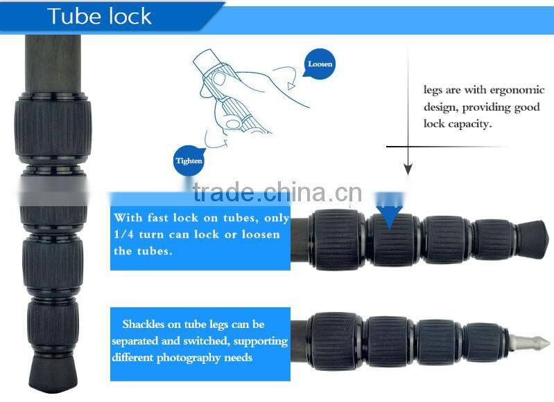 Family photo Professional Carbon Fiber Camera Tripod Monopod