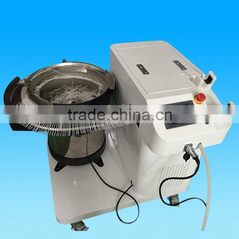 Hand held nylon belt cable ties machine