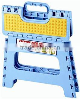 Plastic folding chair with massage face