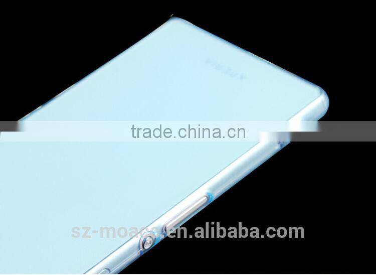 Hot selling soft clear transparent TPU case for sony xperia z3