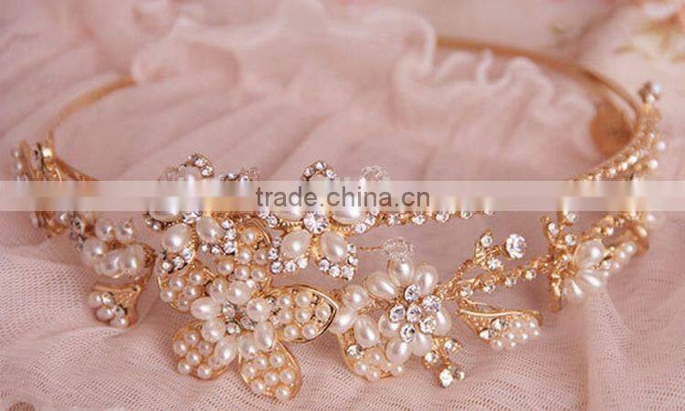 2015 Top Grade European Style Bridal Accessories Handmade Hairband