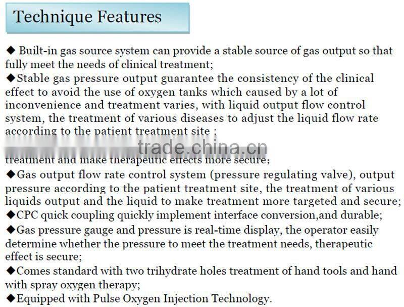 Factory sell! hottest 3 pore jet peel water skin rejuvenation oxygen facial machine