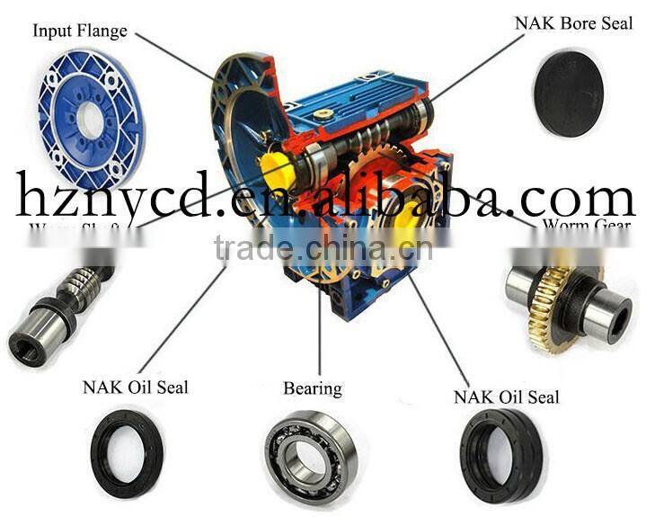 NRV 025 30:1 high quality aluminium alloy gearbox, small worm gearbox