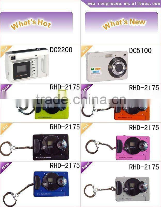 cheapest mini digital still camera RHD-2177,for promotion and for kids gift