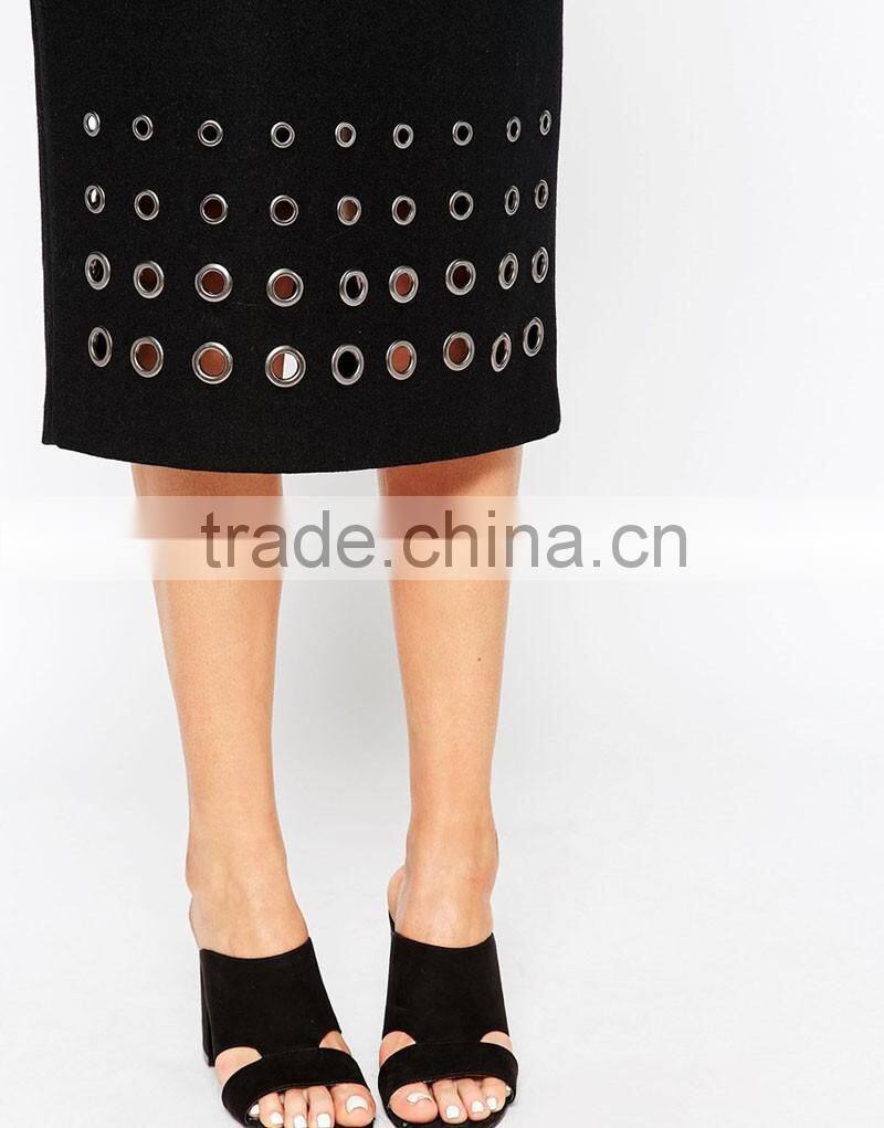 Hollow lady elegant skirts designs dress summer apparel women uniform