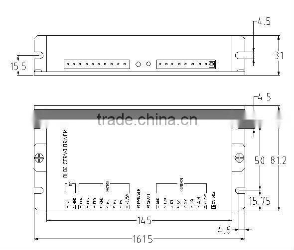 High quality and good price 2 phase 0.3KG brushless microstep driver