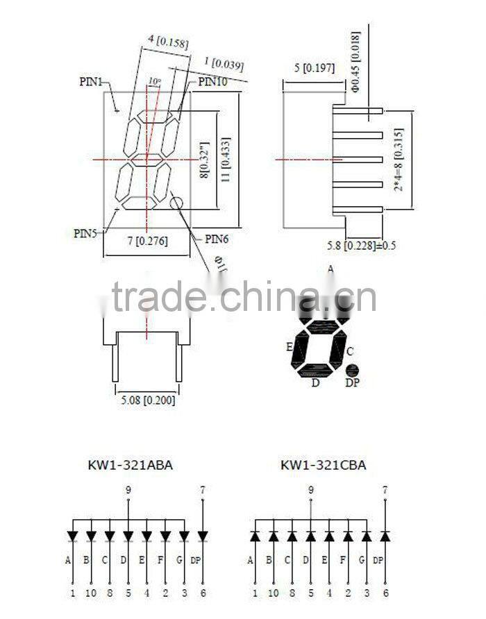 customized led module display for air condition full color china factory
