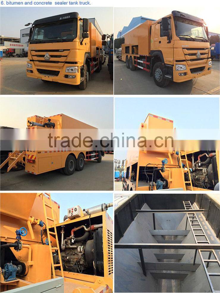 12000 liter road stone spreader with 8000 liter bitumen spreader