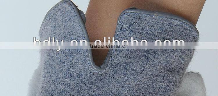 wholesale wool gloves with bow tie with manufacture price