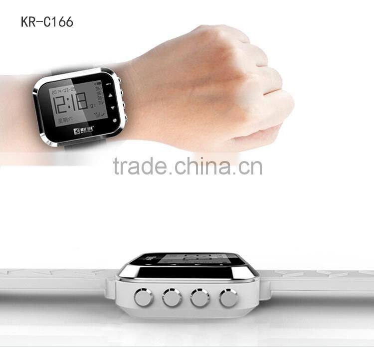 Wireless watch wrist pagers system for hospital,restaurant calling waiter service+Wireless Call(KR-C166)
