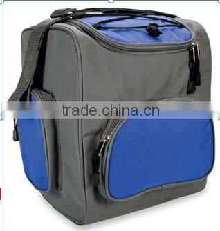 16L mini portable car cooler bag 12V with wheel