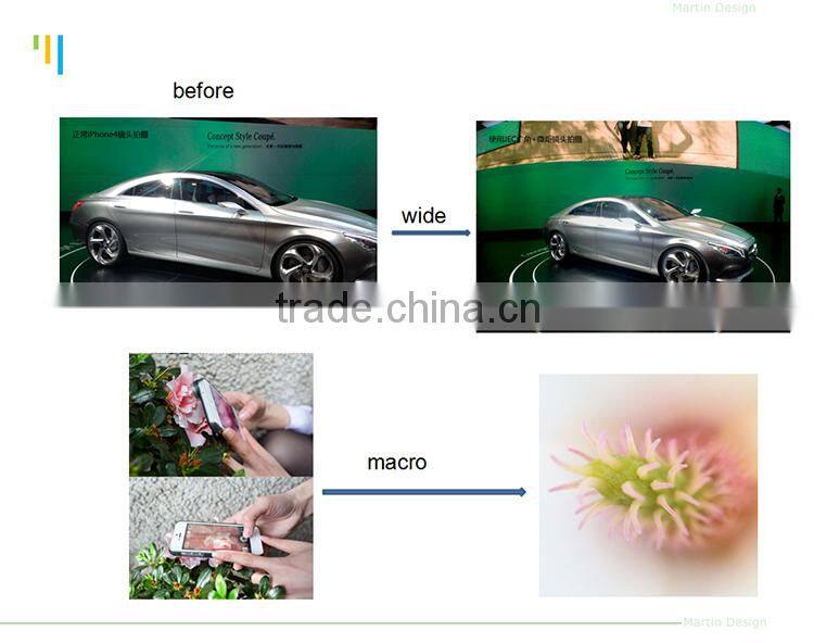 hot wholesale 2 in 1 wide angle & micro lens for IPHONE