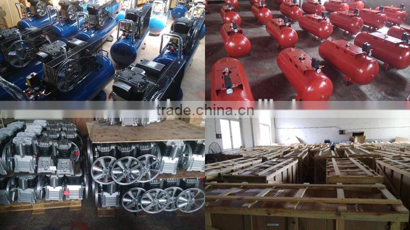 100L 4HP 3KW 70mm*2 cylinder Italy Piston Air Compressor