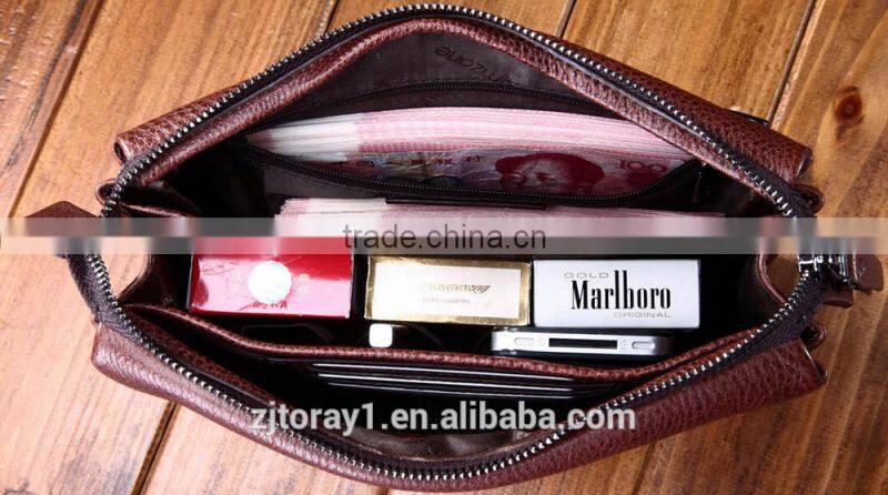 Leather Business Men Clutch Bag Handbag Briefcase