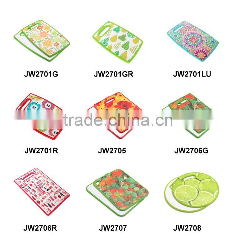 With certificate colorful chopping board deco kitchen board competitive price cheese board set